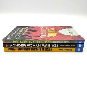 DC Young Adult Graphic Novel Lot Poison Ivy Wonder Woman Superman New Comics